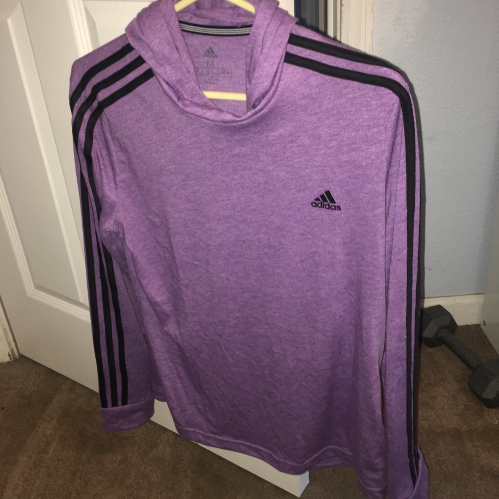Purple Adidas Pullover !